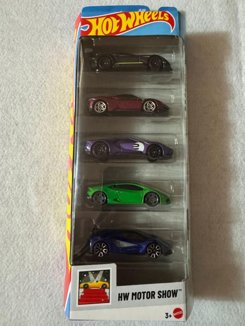 Hot Wheels Set 5-Pack HW Motor Show - Superdeportivos y Exóticos